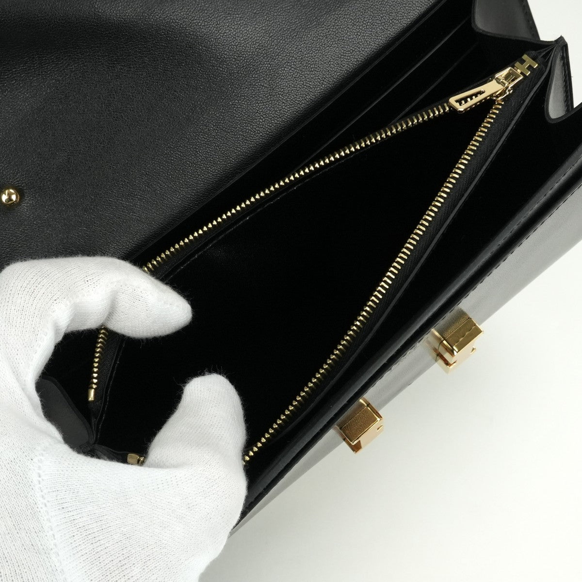 エルメス HERMES コンスタンストゥーゴー コンスタンス トゥーゴー 財布 長財布 ロングウォレット ボックスカーフ ノワール noir ブラック black 黒 ゴールド金具 コンスタンスロング　ボックスカーフ　ブラック