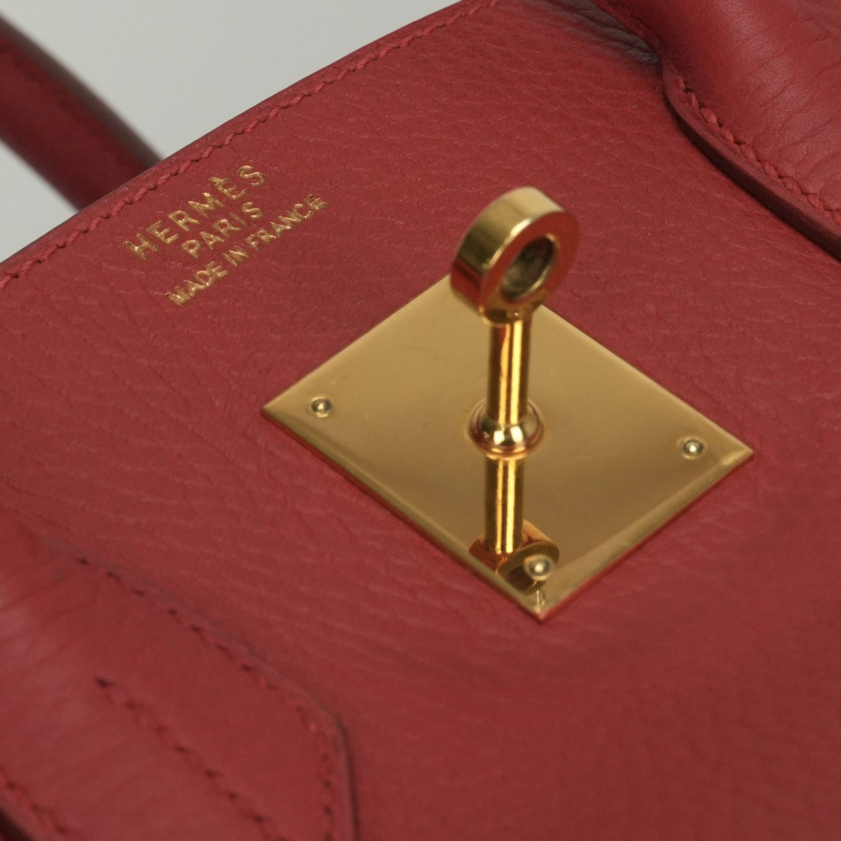 エルメス HERMES バーキン35 バーキン 35 バッグ トートバッグ アルデンヌ ルージュヴィフ Rougevif レッド Red 赤 ゴールド金具 ハンドバッグ