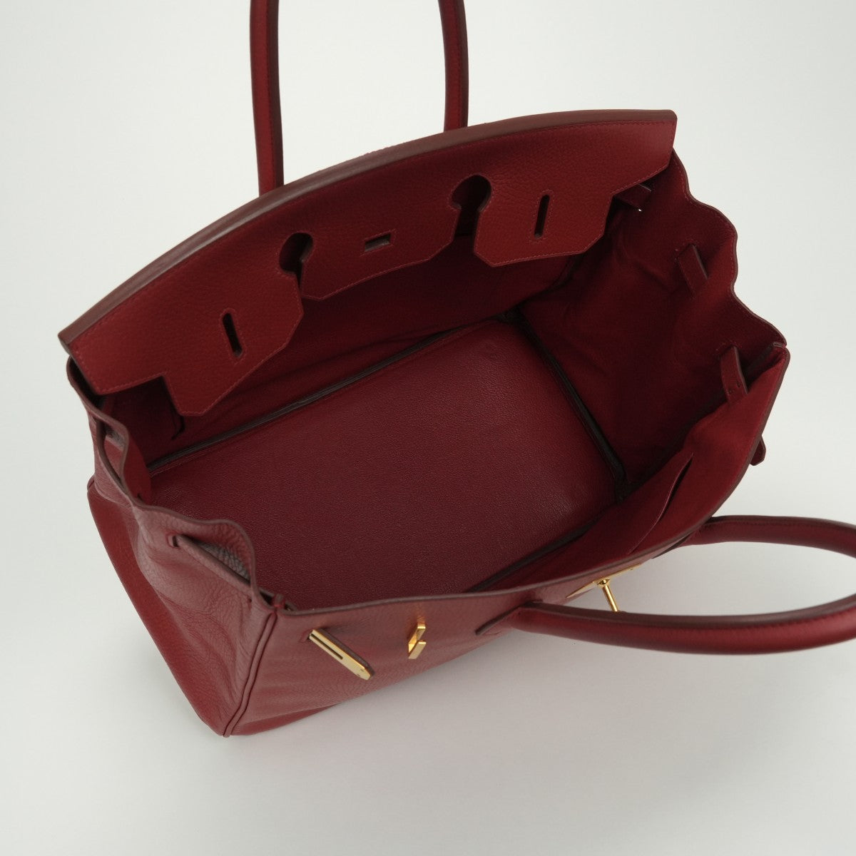 エルメス HERMES バーキン35 バーキン 35 バッグ トートバッグ アルデンヌ ルージュヴィフ Rougevif レッド Red 赤 ゴールド金具 ハンドバッグ