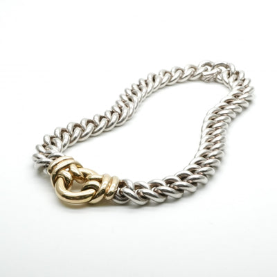 HERMES HERMES Eros Necklace Pendant Choker 750/925 Silver
