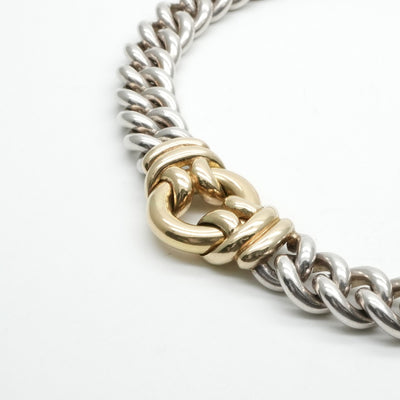 HERMES HERMES Eros Necklace Pendant Choker 750/925 Silver