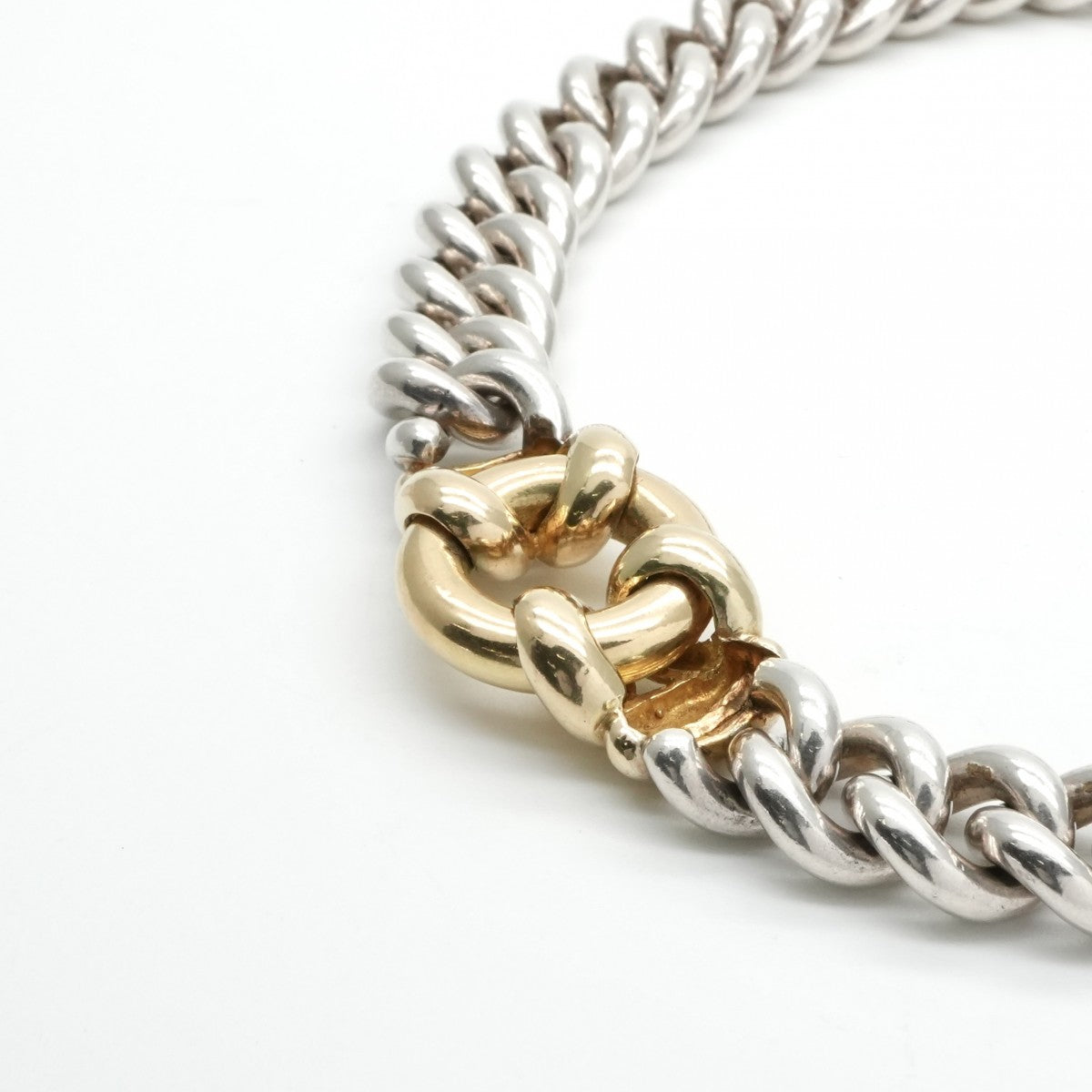 HERMES HERMES Eros Necklace Pendant Choker 750/925 Silver