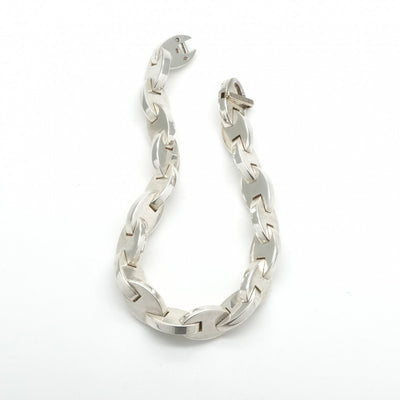 HERMES HERMES Nova Bracelet Bangle Cuff 925 Silver