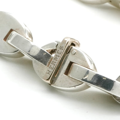HERMES HERMES Nova Bracelet Bangle Cuff 925 Silver
