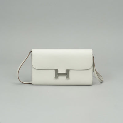 エルメス HERMES コンスタンストゥーゴー コンスタンス トゥーゴー 財布 長財布 ロングウォレット エプソン クレ Craie ベージュ beige シルバー金具 ヴォーエプソン　コンスタンス　ナタ