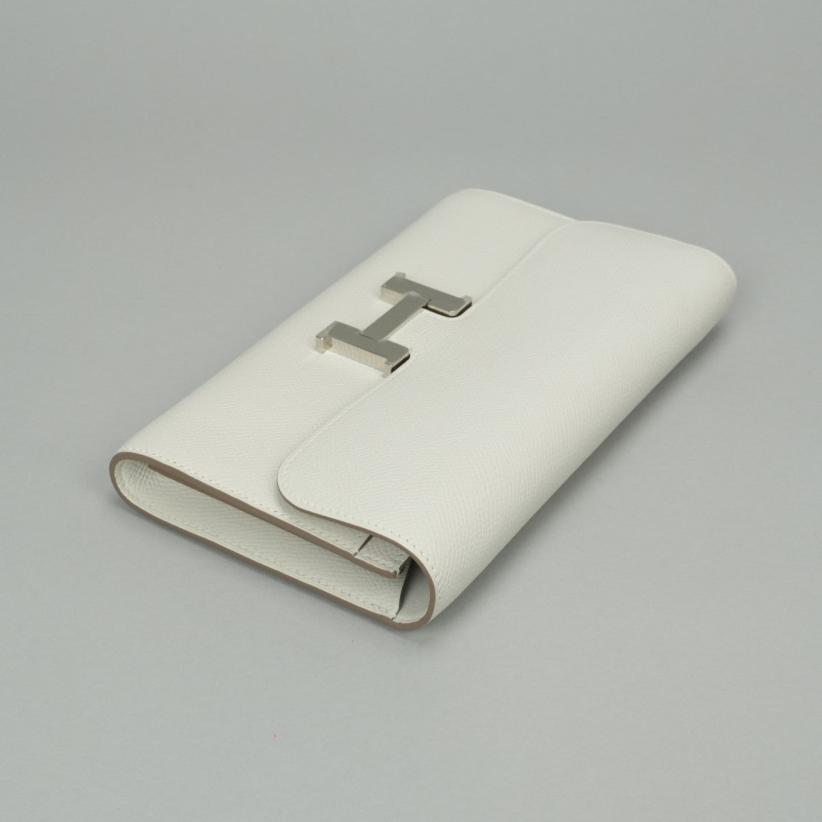 エルメス HERMES コンスタンストゥーゴー コンスタンス トゥーゴー 財布 長財布 ロングウォレット エプソン クレ Craie ベージュ beige シルバー金具 ヴォーエプソン　コンスタンス　ナタ