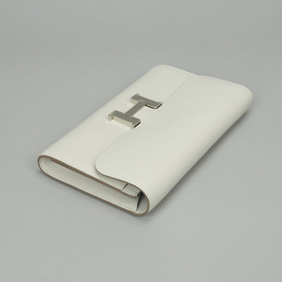 エルメス HERMES コンスタンストゥーゴー コンスタンス トゥーゴー 財布 長財布 ロングウォレット エプソン クレ Craie ベージュ beige シルバー金具 ヴォーエプソン　コンスタンス　ナタ