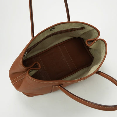 エルメス HERMES ガーデンパーティTPM ガーデンパーティ TPM ガーデンパーティ30 ガーデンパーティー バッグ トートバッグ ネゴンダ ゴールド Gold ブラウン Brown 茶 シルバー金具 ハンドバッグ