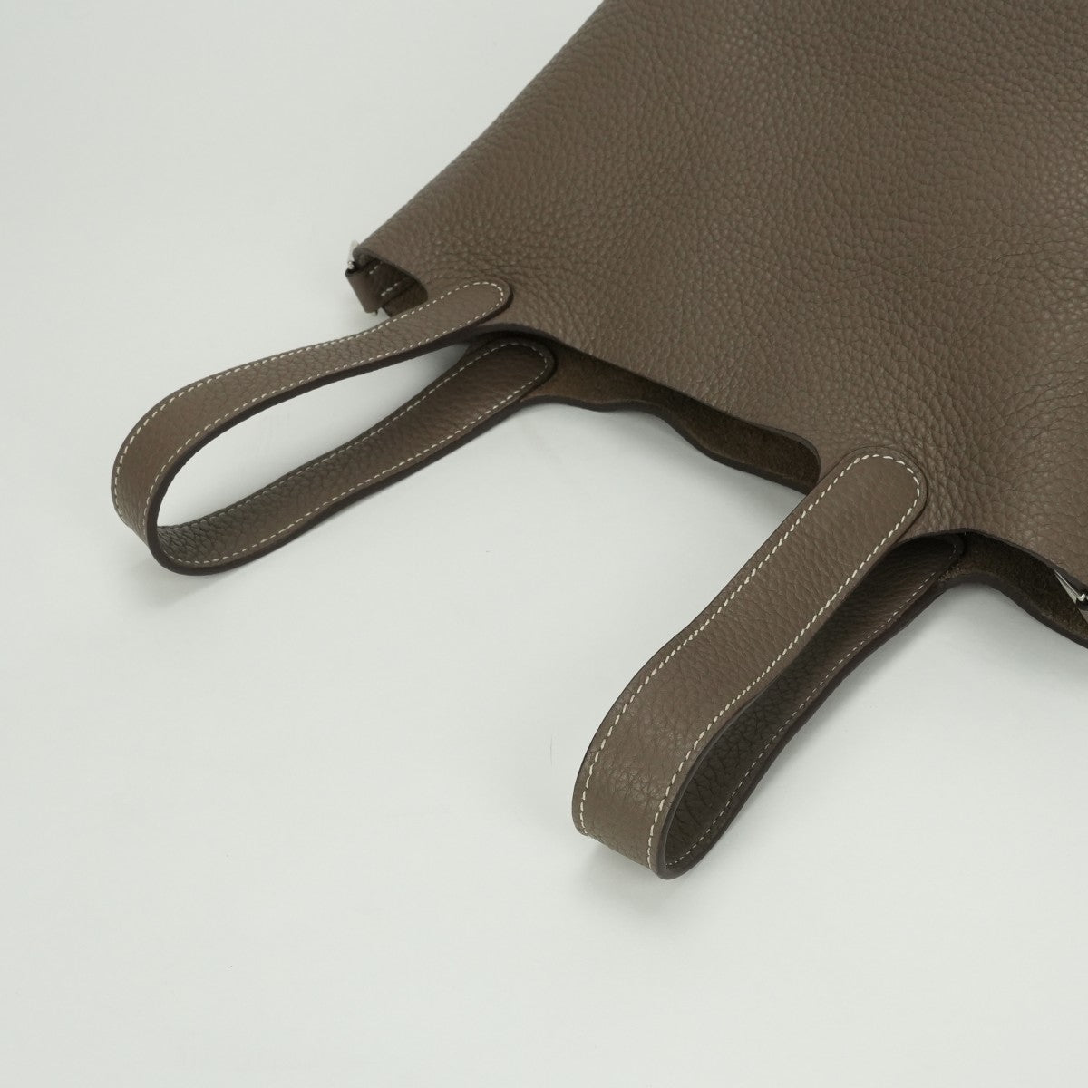 エルメス HERMES ピコタンロックPM ピコタンロック PM ピコタンPM ピコタンロック18 バッグ トートバッグ トリヨンクレマンス エトゥープ Etoupe グレー Gray シルバー金具 ハンドバッグ