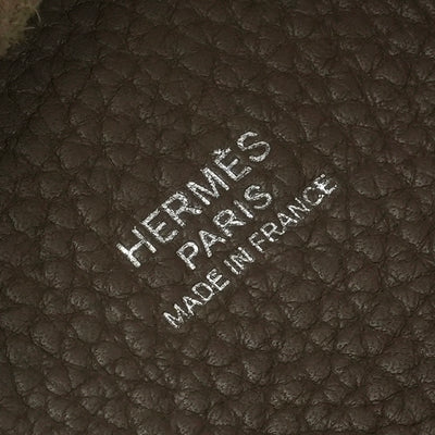 エルメス HERMES ピコタンロックPM ピコタンロック PM ピコタンPM ピコタンロック18 バッグ トートバッグ トリヨンクレマンス エトゥープ Etoupe グレー Gray シルバー金具 ハンドバッグ
