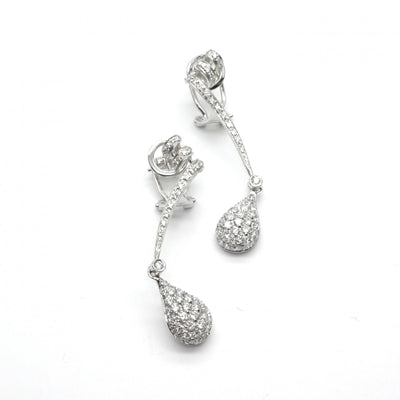 REPOSSI REPOSSI Earrings 750WG Silver White Gold Diamond