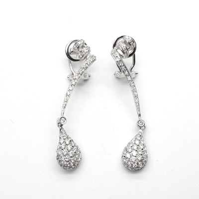 REPOSSI REPOSSI Earrings 750WG Silver White Gold Diamond