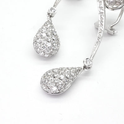 REPOSSI REPOSSI Earrings 750WG Silver White Gold Diamond