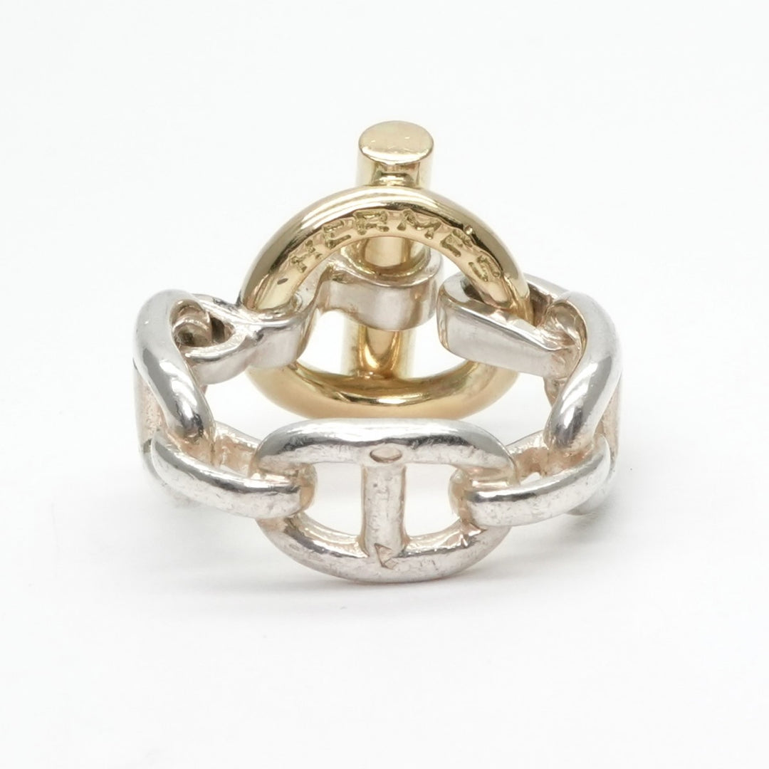 エルメス HERMES シェーヌダンクル リング 指輪 750/925 シルバー