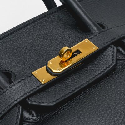HERMES 헤르메스 Birkin 35 Birkin 35 백 토트백 토고 느와르 블랙 블랙 골드 하드웨어 핸드백