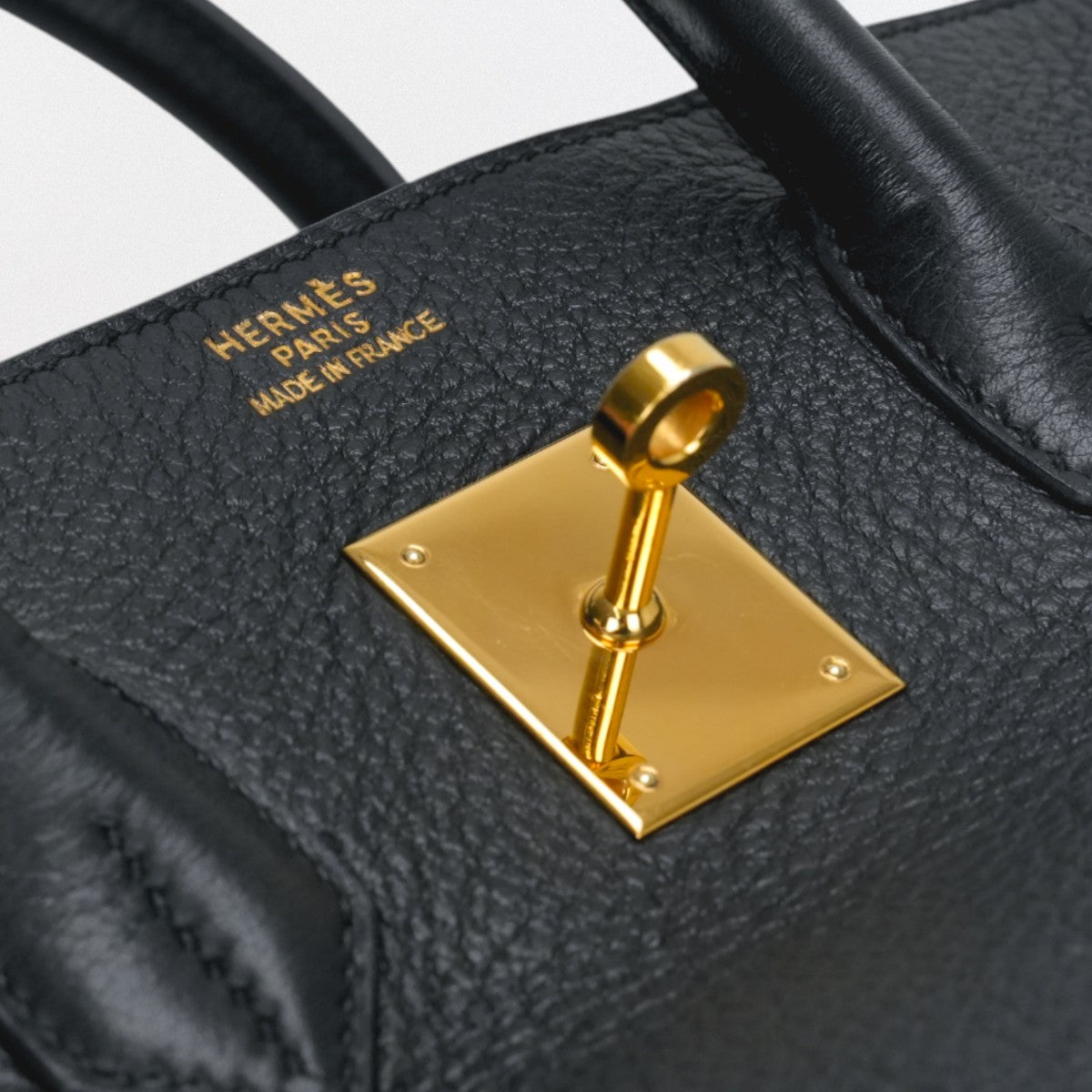 HERMES 헤르메스 Birkin 35 Birkin 35 백 토트백 토고 느와르 블랙 블랙 골드 하드웨어 핸드백