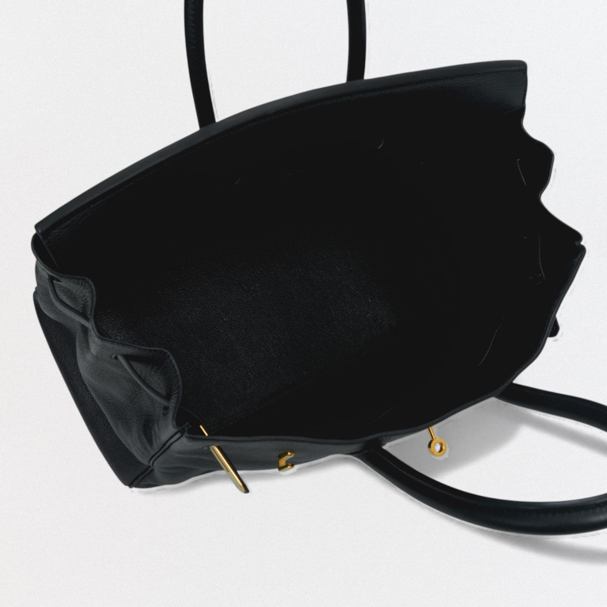 HERMES 헤르메스 Birkin 35 Birkin 35 백 토트백 토고 느와르 블랙 블랙 골드 하드웨어 핸드백