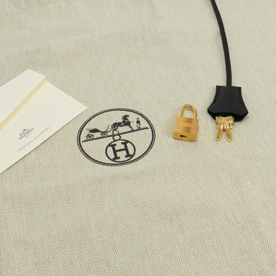 HERMES 헤르메스 Birkin 35 Birkin 35 백 토트백 토고 느와르 블랙 블랙 골드 하드웨어 핸드백