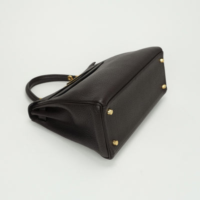 HERMES HERMES Kelly 28 Kelly 28 Bag Tote Bag Togo Havana Havane Brown Brown Gold Fittings