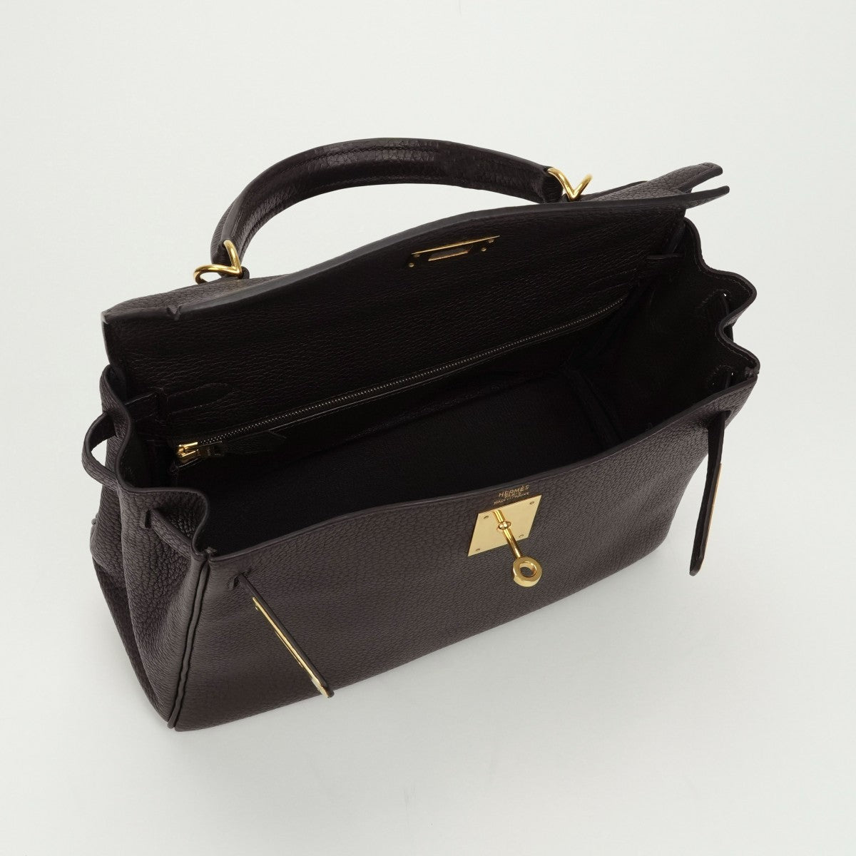 HERMES HERMES Kelly 28 Kelly 28 Bag Tote Bag Togo Havana Havane Brown Brown Gold Fittings