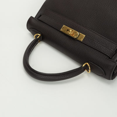 HERMES HERMES Kelly 28 Kelly 28 Bag Tote Bag Togo Havana Havane Brown Brown Gold Fittings