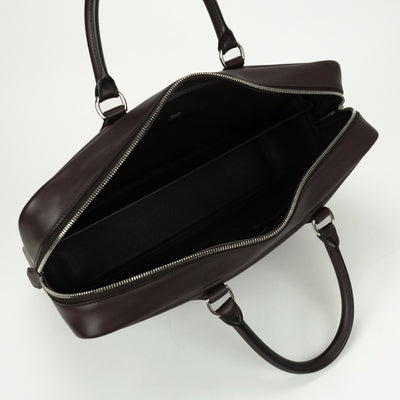 エルメス HERMES プリュム40 プリュム 40 バッグ ビジネスバッグ ブリーフケース エヴァーグレイン ブラウン brown 茶 シルバー金具