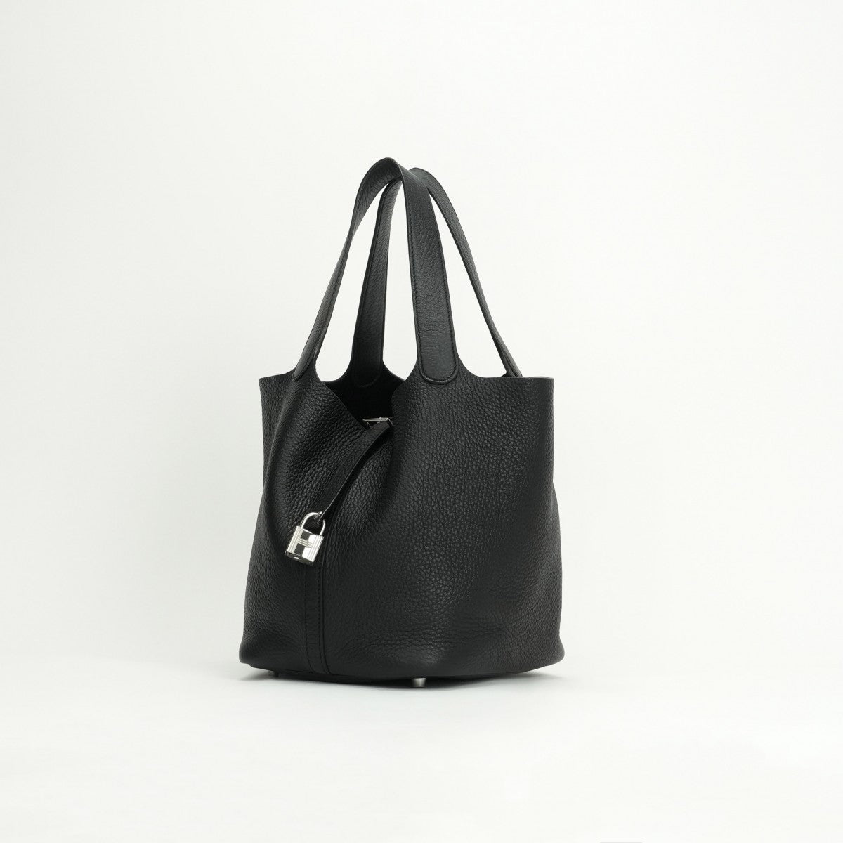エルメス HERMES ピコタンロックMM ピコタンロック MM ピコタンロック22 バッグ トートバッグ トリヨンクレマンス ノワール noir ブラック Black 黒 シルバー金具