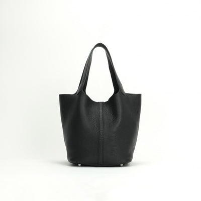 エルメス HERMES ピコタンロックMM ピコタンロック MM ピコタンロック22 バッグ トートバッグ トリヨンクレマンス ノワール noir ブラック Black 黒 シルバー金具