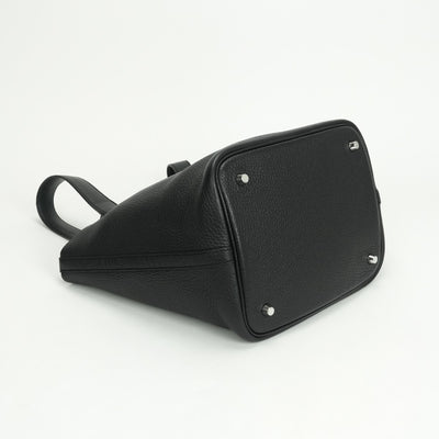 エルメス HERMES ピコタンロックMM ピコタンロック MM ピコタンロック22 バッグ トートバッグ トリヨンクレマンス ノワール noir ブラック Black 黒 シルバー金具