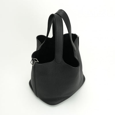 エルメス HERMES ピコタンロックMM ピコタンロック MM ピコタンロック22 バッグ トートバッグ トリヨンクレマンス ノワール noir ブラック Black 黒 シルバー金具