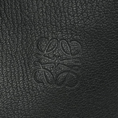 LOEWE Loewe t 구매자 가방 토트 백 가죽 검은 검은 색