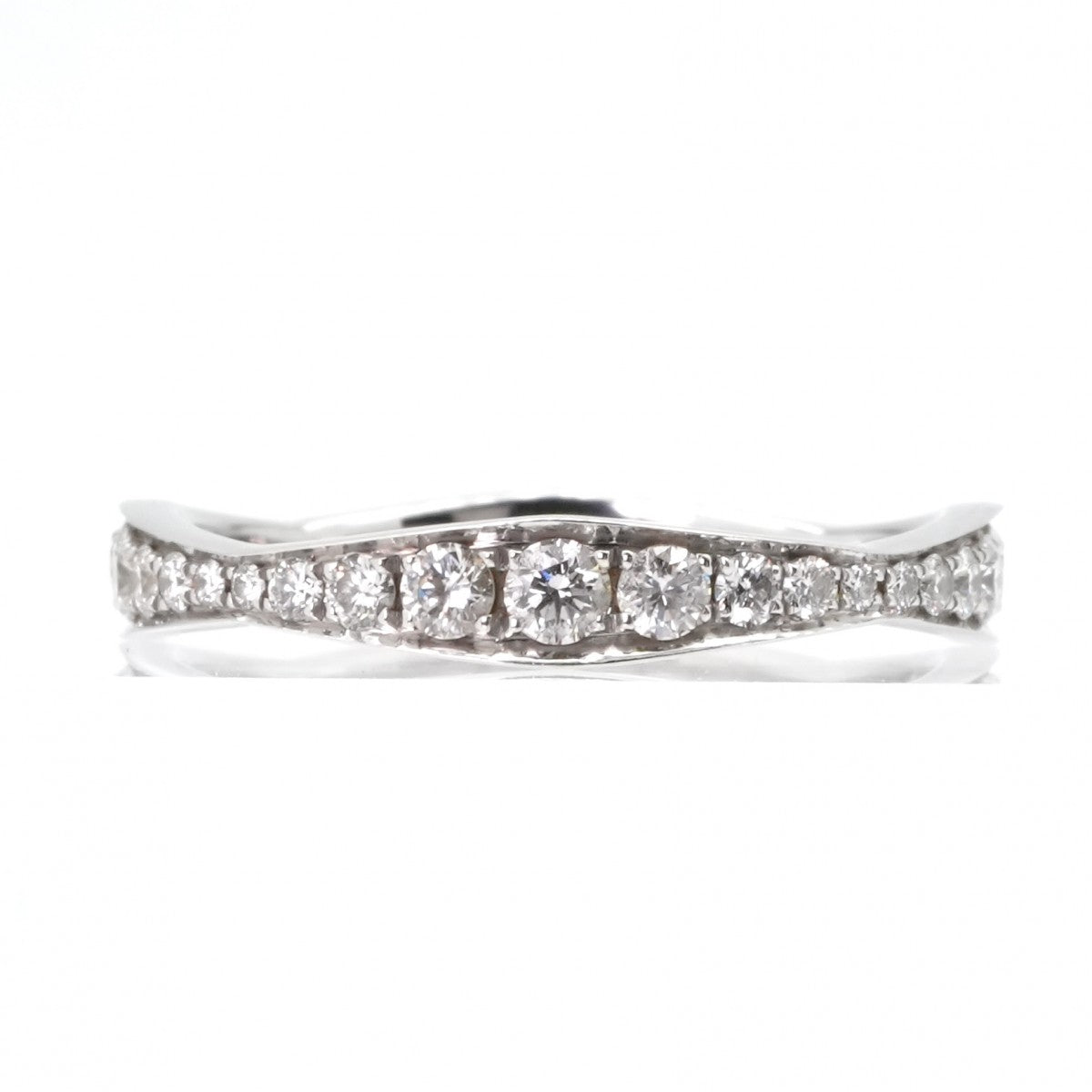 ハリーウィンストン HARRY WINSTON パヴェウェーブ バンドリング パヴェウェーブ バンドリング ダイヤモンド・バンドリング リング 指輪 Pt950 シルバー フルエタニティ ダイヤリング エタニティリング ダイヤモンド プラチナ