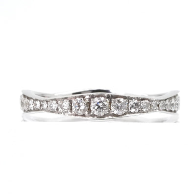ハリーウィンストン HARRY WINSTON パヴェウェーブ バンドリング パヴェウェーブ バンドリング ダイヤモンド・バンドリング リング 指輪 Pt950 シルバー フルエタニティ ダイヤリング エタニティリング ダイヤモンド プラチナ