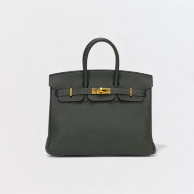 エルメス HERMES バーキン25 バーキン 25 バッグ トートバッグ トゴ ヴェールマキ Vertmaquis ダークグリーン Green 緑 ゴールド金具 ハンドバッグ