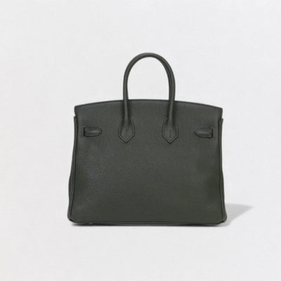 エルメス HERMES バーキン25 バーキン 25 バッグ トートバッグ トゴ ヴェールマキ Vertmaquis ダークグリーン Green 緑 ゴールド金具 ハンドバッグ