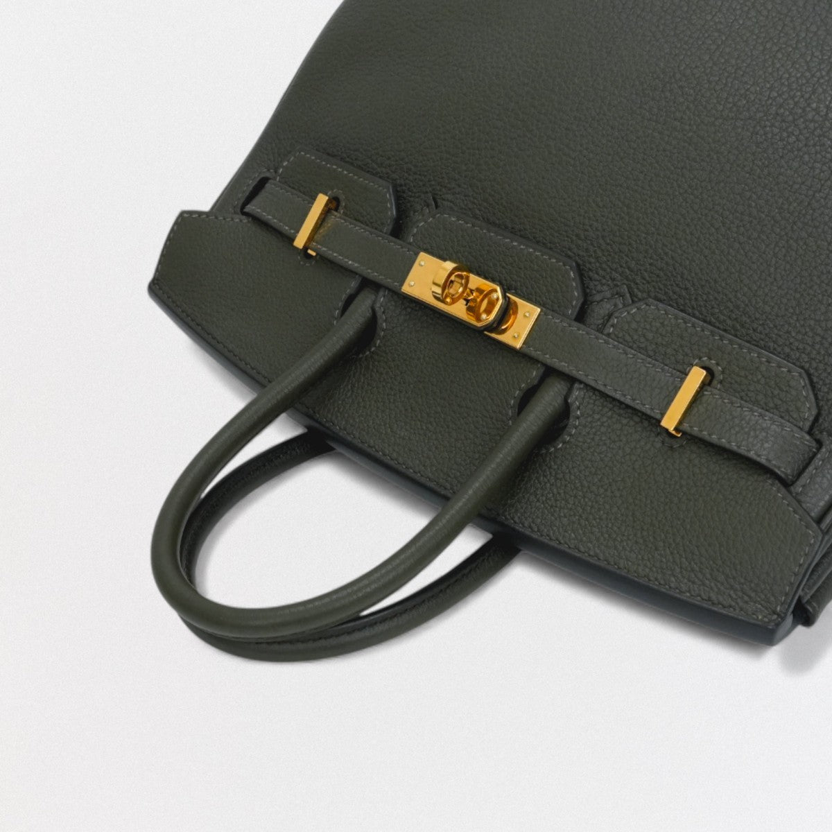 エルメス HERMES バーキン25 バーキン 25 バッグ トートバッグ トゴ ヴェールマキ Vertmaquis ダークグリーン Green 緑 ゴールド金具 ハンドバッグ