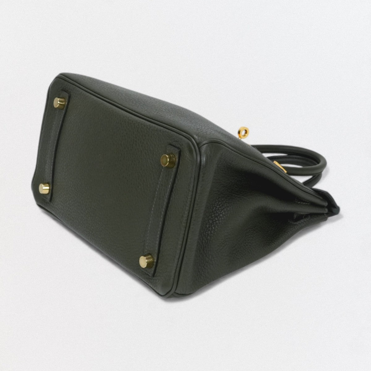 エルメス HERMES バーキン25 バーキン 25 バッグ トートバッグ トゴ ヴェールマキ Vertmaquis ダークグリーン Green 緑 ゴールド金具 ハンドバッグ