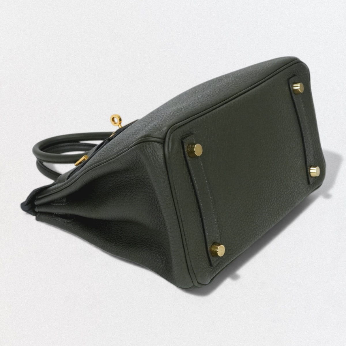 エルメス HERMES バーキン25 バーキン 25 バッグ トートバッグ トゴ ヴェールマキ Vertmaquis ダークグリーン Green 緑 ゴールド金具 ハンドバッグ