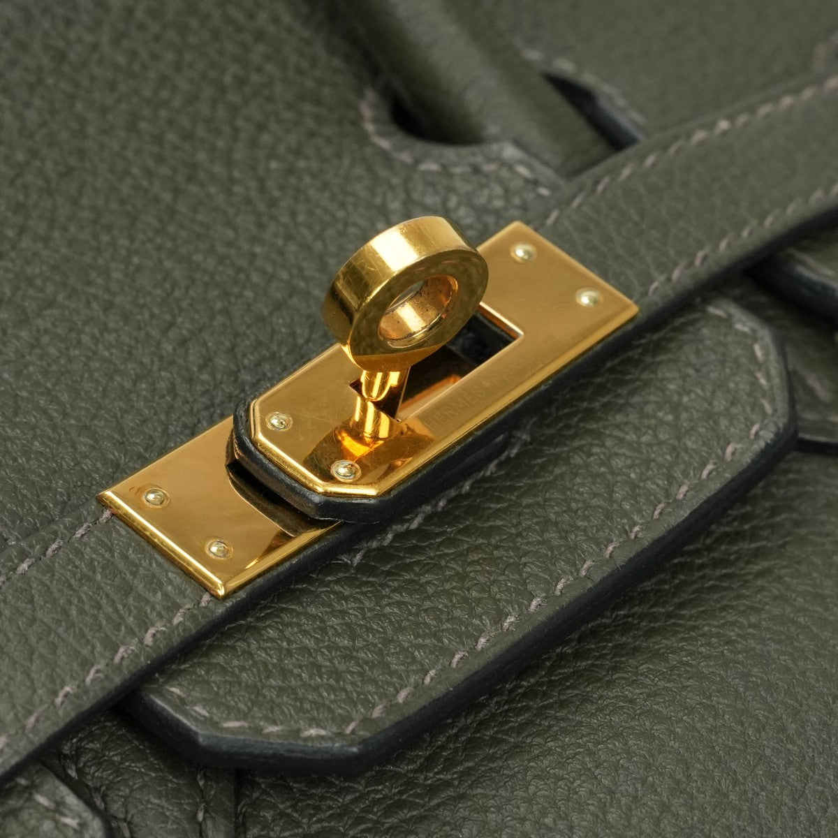 エルメス HERMES バーキン25 バーキン 25 バッグ トートバッグ トゴ ヴェールマキ Vertmaquis ダークグリーン Green 緑 ゴールド金具 ハンドバッグ