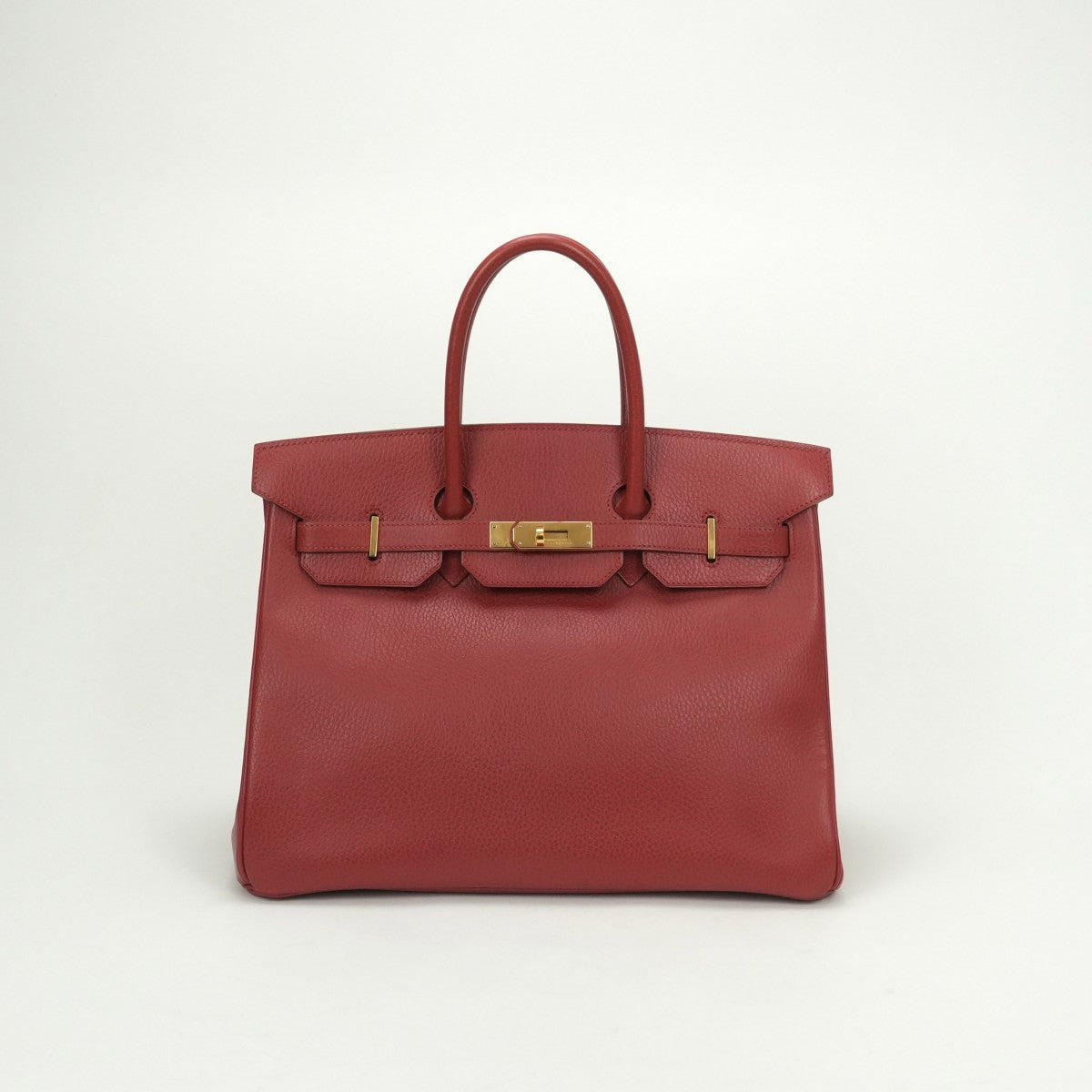 エルメス HERMES バーキン35 バーキン 35 バッグ トートバッグ アルデンヌ ルージュヴィフ　Rouge Vif レッド Red 赤 ゴールド金具 ハンドバッグ