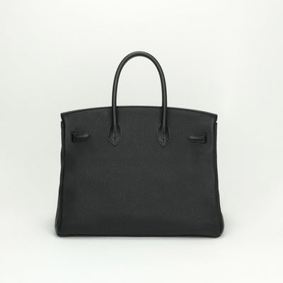 HERMES HERMES Birkin 35 Birkin 35 Tote bag Togo noir noir black black gold hardware