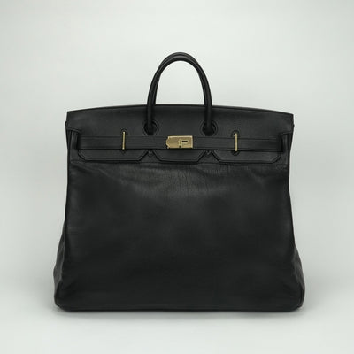 エルメス HERMES オータクロア50 オータクロア 50 バッグ トートバッグ アルデンヌ ノワール Noir ブラック Black 黒 ゴールド金具 ハンドバッグ