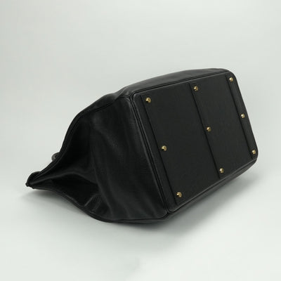 エルメス HERMES オータクロア50 オータクロア 50 バッグ トートバッグ アルデンヌ ノワール Noir ブラック Black 黒 ゴールド金具 ハンドバッグ