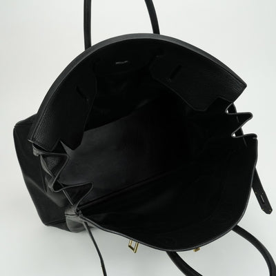 エルメス HERMES オータクロア50 オータクロア 50 バッグ トートバッグ アルデンヌ ノワール Noir ブラック Black 黒 ゴールド金具 ハンドバッグ