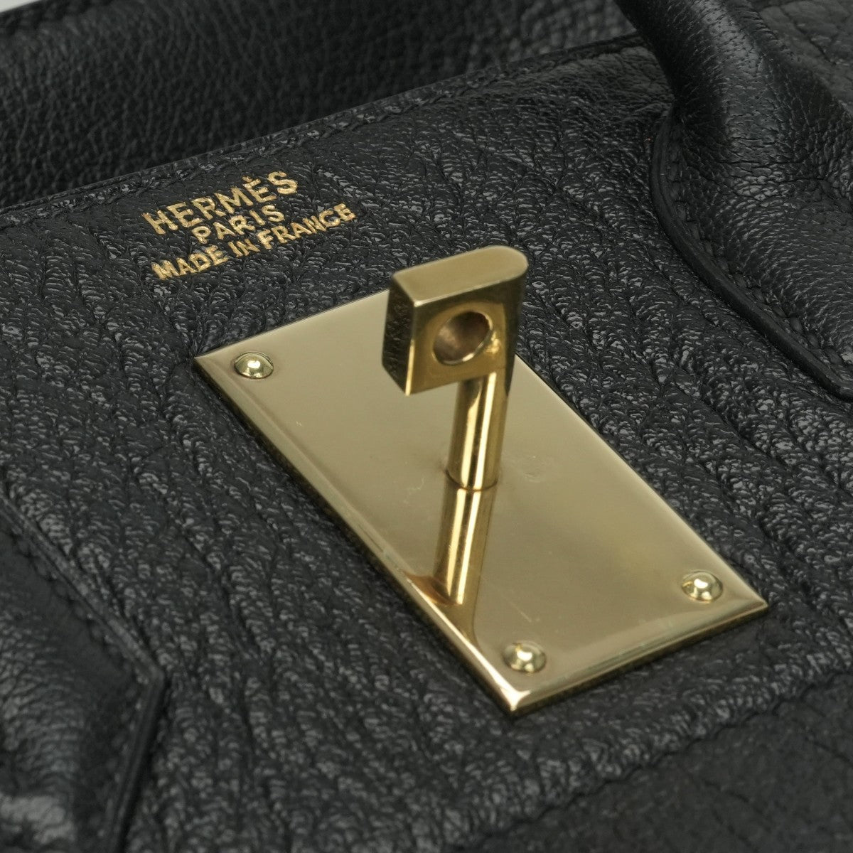 エルメス HERMES オータクロア50 オータクロア 50 バッグ トートバッグ アルデンヌ ノワール Noir ブラック Black 黒 ゴールド金具 ハンドバッグ