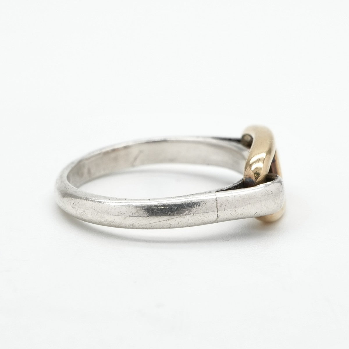 HERMES HERMES Chaine d'Ancre Ring 750/925 Silver Gold Anchene Chene
