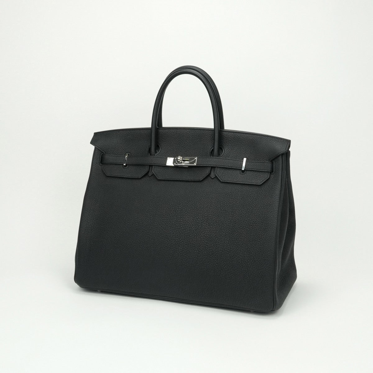 HERMES HERMES Birkin 40 Birkin 40 Tote bag togo noir noir black black silver hardware