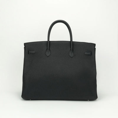 HERMES HERMES Birkin 40 Birkin 40 Tote bag togo noir noir black black silver hardware