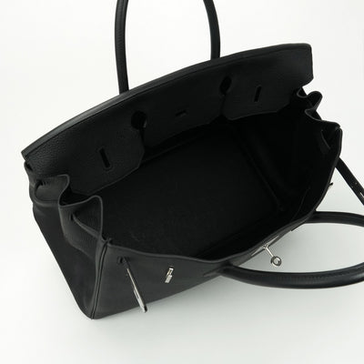 HERMES HERMES Birkin 40 Birkin 40 Tote bag togo noir noir black black silver hardware