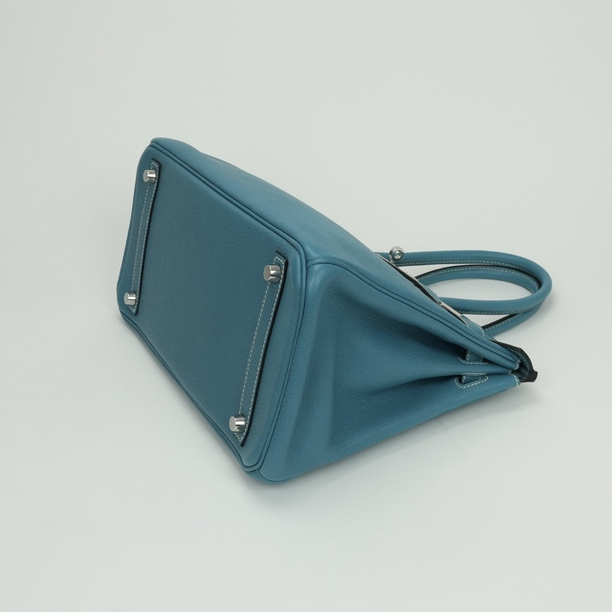 エルメス HERMES バーキン30 バーキン 30 バッグ トートバッグ トゴ ブルージーン Bluejean ブルー Blue 青 シルバー金具 ハンドバッグ
